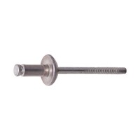 POP AD6187TFBS T (Peel) Style Blind Rivet; 3/16 Inch, (0.187 Inch), (0.141 - 0.187 Inch Grip), Dom